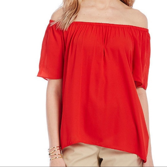 Vince Camuto Tops - Vince Camuto red off the shoulder top Vince Camuto Tops - Vince Camuto red off the shoulder top